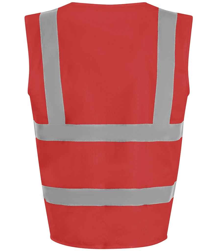 Pro RTX High Visibility Waistcoat in by Pro RTX High Visibility — Custom branded clothing by Print Press, featuring premium embroidery produced in our specialist print lab in the UK.
