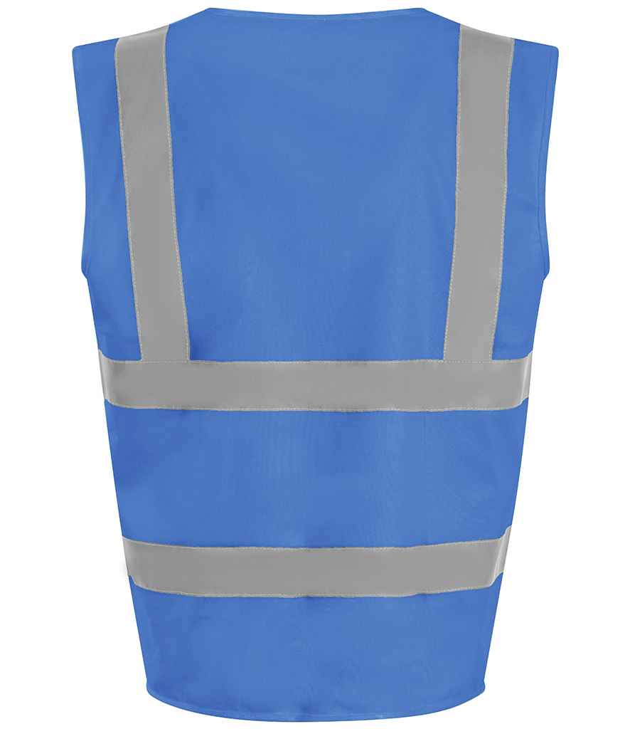 Pro RTX High Visibility Waistcoat in by Pro RTX High Visibility — Custom branded clothing by Print Press, featuring premium embroidery produced in our specialist print lab in the UK.