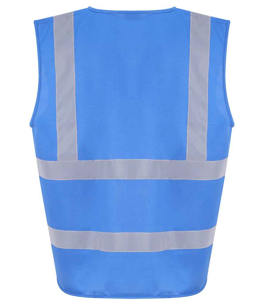 Pro RTX High Visibility Waistcoat in by Pro RTX High Visibility — Custom branded clothing by Print Press, featuring premium embroidery produced in our specialist print lab in the UK.