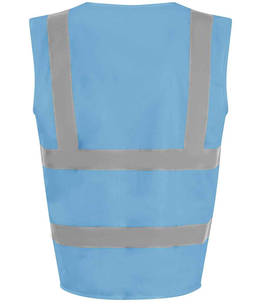 Pro RTX High Visibility Waistcoat in by Pro RTX High Visibility — Custom branded clothing by Print Press, featuring premium embroidery produced in our specialist print lab in the UK.