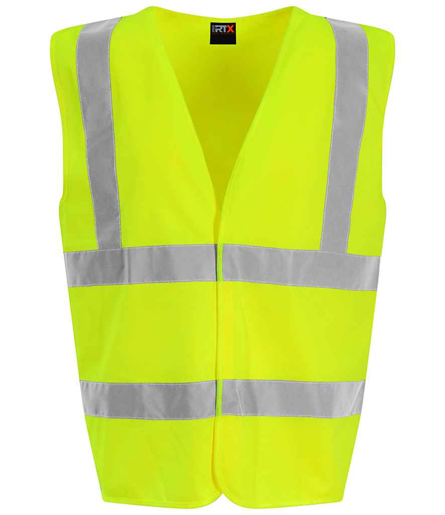 Pro RTX High Visibility Waistcoat in by Pro RTX High Visibility — Custom branded clothing by Print Press, featuring premium embroidery produced in our specialist print lab in the UK.