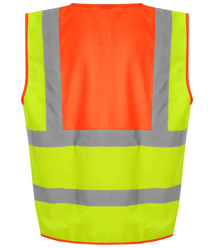Pro RTX High Visibility Waistcoat in by Pro RTX High Visibility — Custom branded clothing by Print Press, featuring premium embroidery produced in our specialist print lab in the UK.