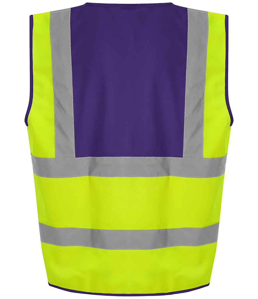 Pro RTX High Visibility Waistcoat in by Pro RTX High Visibility — Custom branded clothing by Print Press, featuring premium embroidery produced in our specialist print lab in the UK.