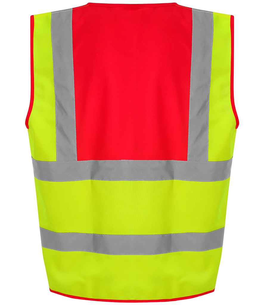 Pro RTX High Visibility Waistcoat in by Pro RTX High Visibility — Custom branded clothing by Print Press, featuring premium embroidery produced in our specialist print lab in the UK.