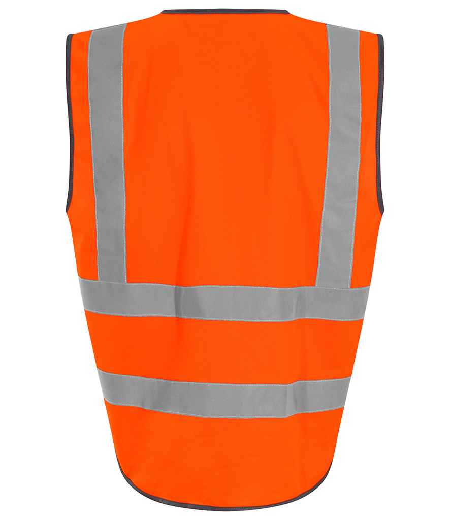 Pro RTX High Visibility Executive Waistcoat in by Pro RTX High Visibility — Custom branded clothing by Print Press, featuring premium embroidery produced in our specialist print lab in the UK.