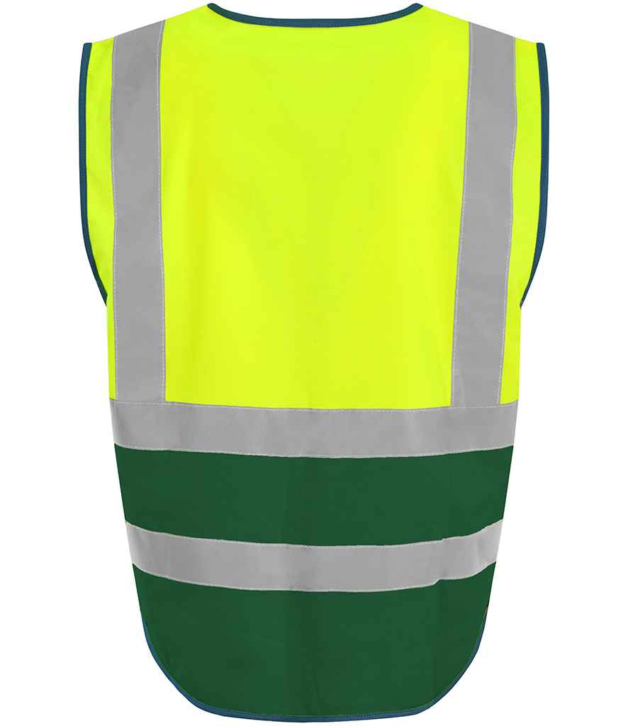 Pro RTX High Visibility Executive Waistcoat in by Pro RTX High Visibility — Custom branded clothing by Print Press, featuring premium embroidery produced in our specialist print lab in the UK.