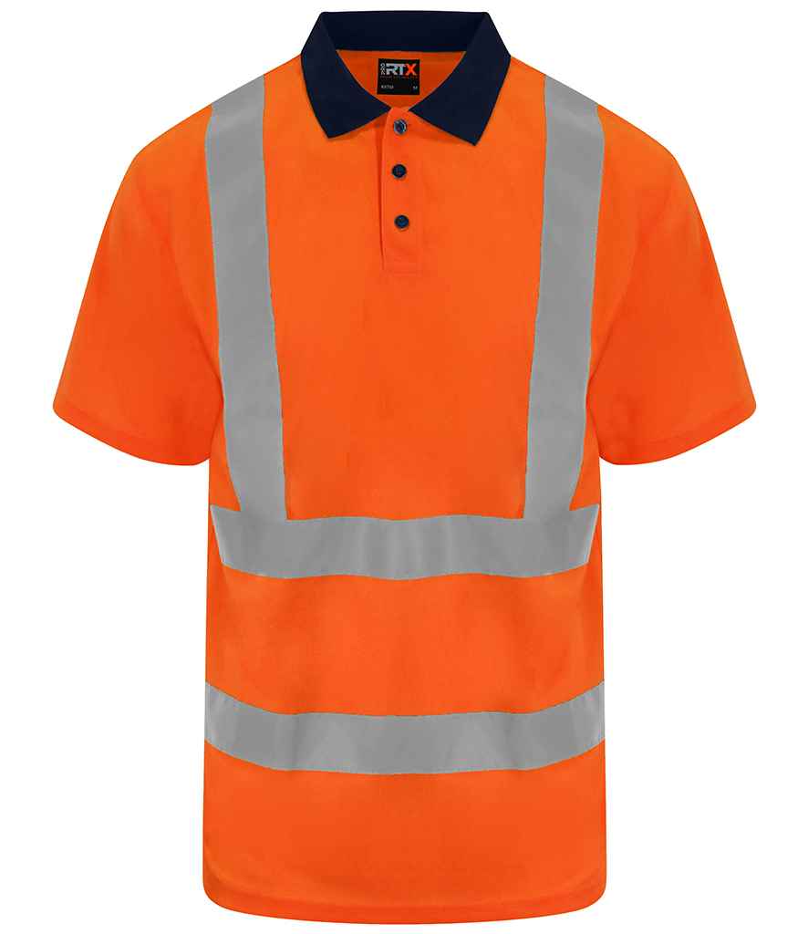 Pro RTX High Visibility Polo Shirt in by Pro RTX High Visibility — Custom branded clothing by Print Press, featuring premium embroidery produced in our specialist print lab in the UK.