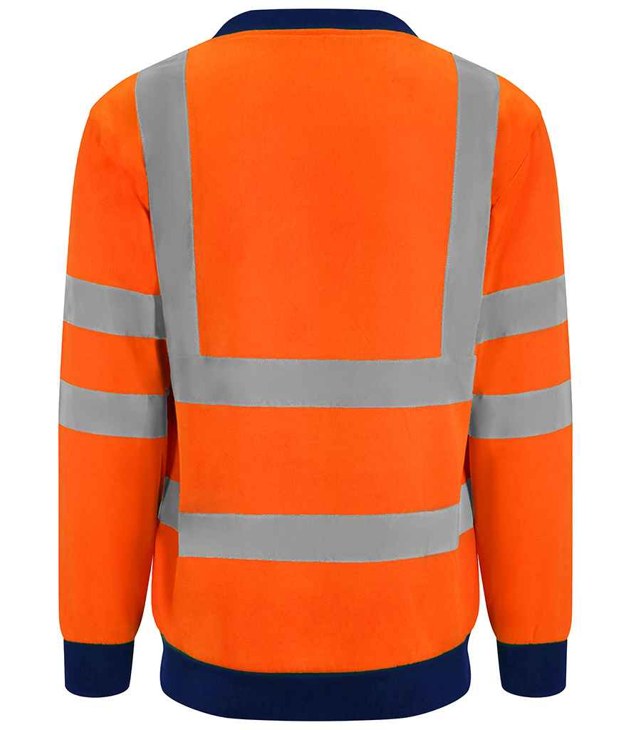 Pro RTX High Visibility Two Tone Sweatshirt in by Pro RTX High Visibility — Custom branded clothing by Print Press, featuring premium embroidery produced in our specialist print lab in the UK.