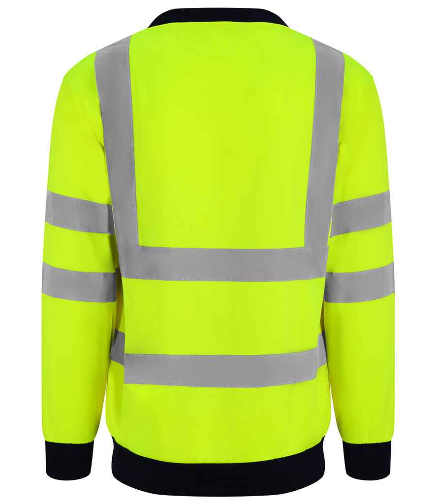 Pro RTX High Visibility Two Tone Sweatshirt in by Pro RTX High Visibility — Custom branded clothing by Print Press, featuring premium embroidery produced in our specialist print lab in the UK.