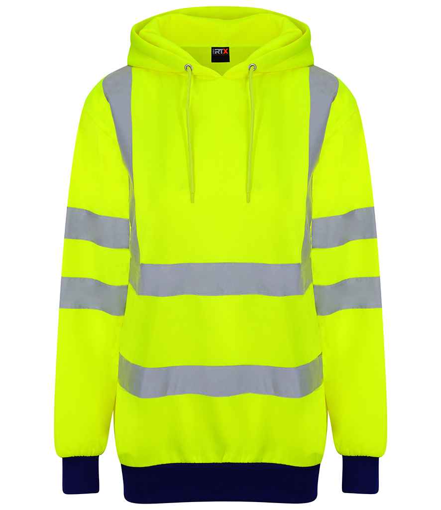 Pro RTX High Visibility Two Tone Hoodie in by Pro RTX High Visibility — Custom branded clothing by Print Press, featuring premium embroidery produced in our specialist print lab in the UK.