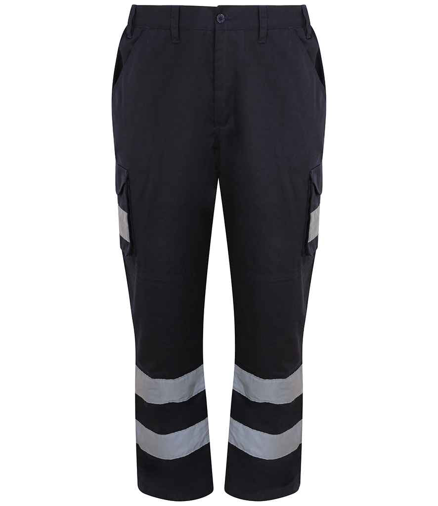 Pro RTX High Visibility Cargo Trousers in by Pro RTX High Visibility — Custom branded clothing by Print Press, featuring premium embroidery produced in our specialist print lab in the UK.