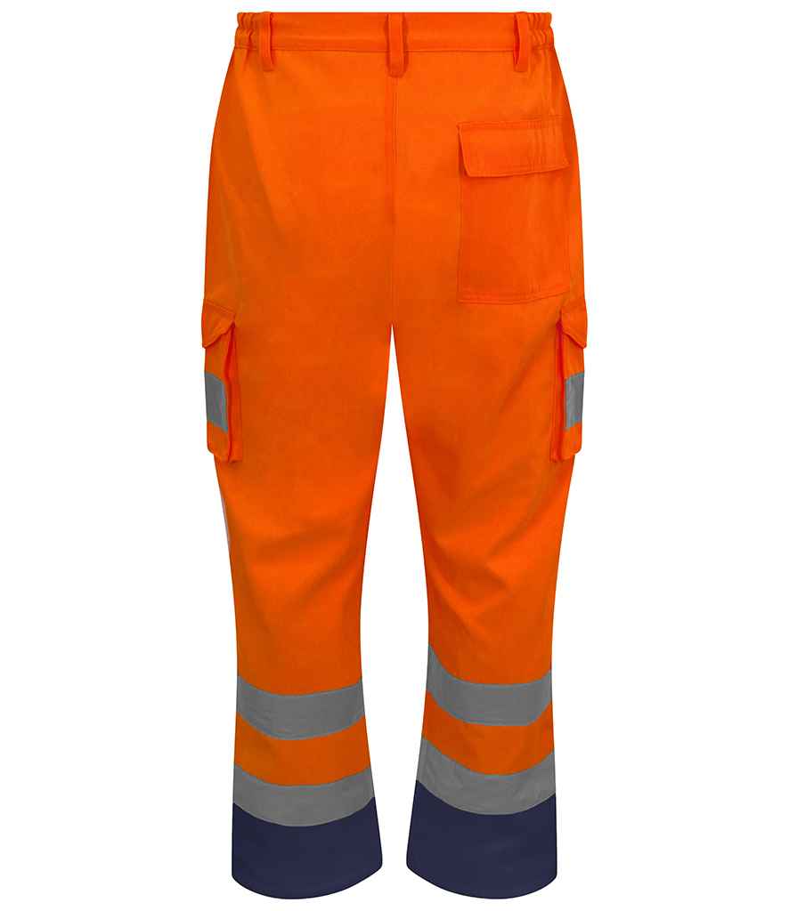 Pro RTX High Visibility Cargo Trousers in by Pro RTX High Visibility — Custom branded clothing by Print Press, featuring premium embroidery produced in our specialist print lab in the UK.