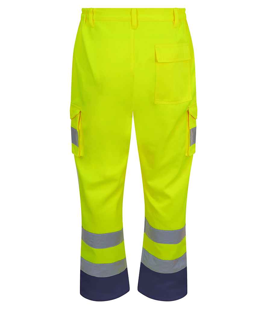 Pro RTX High Visibility Cargo Trousers in by Pro RTX High Visibility — Custom branded clothing by Print Press, featuring premium embroidery produced in our specialist print lab in the UK.