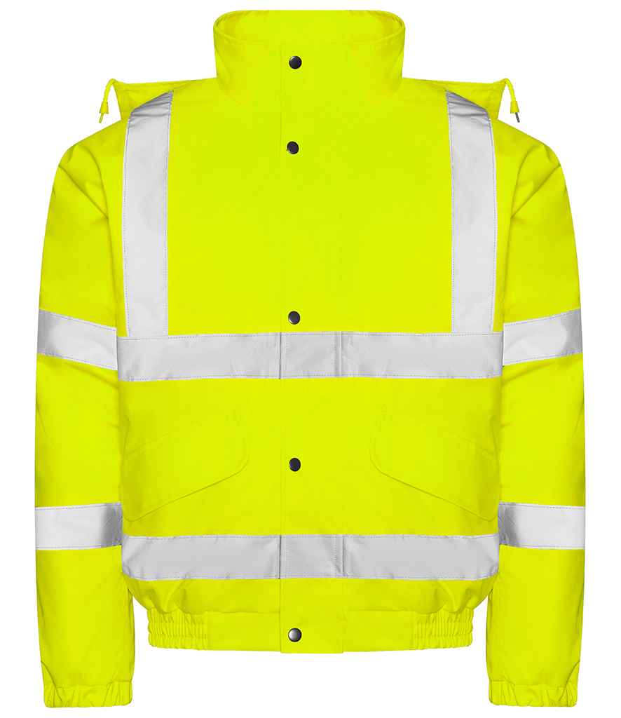 Pro RTX High Visibility Bomber Jacket in by Pro RTX High Visibility — Custom branded clothing by Print Press, featuring premium embroidery produced in our specialist print lab in the UK.