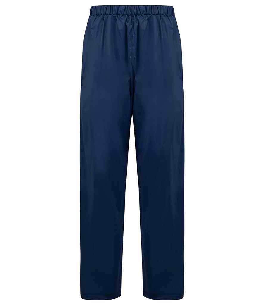 Splashmacs Rain Trousers in Navy by Splashmacs — Custom branded clothing by Print Press, featuring premium embroidery produced in our specialist print lab in the UK.