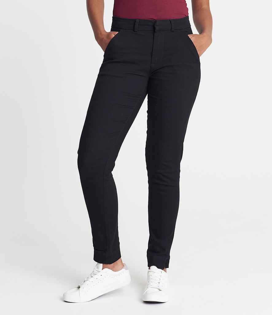So Denim Lily Skinny Chinos in Black by So Denim — Custom branded clothing by Print Press, featuring premium embroidery produced in our specialist print lab in the UK.