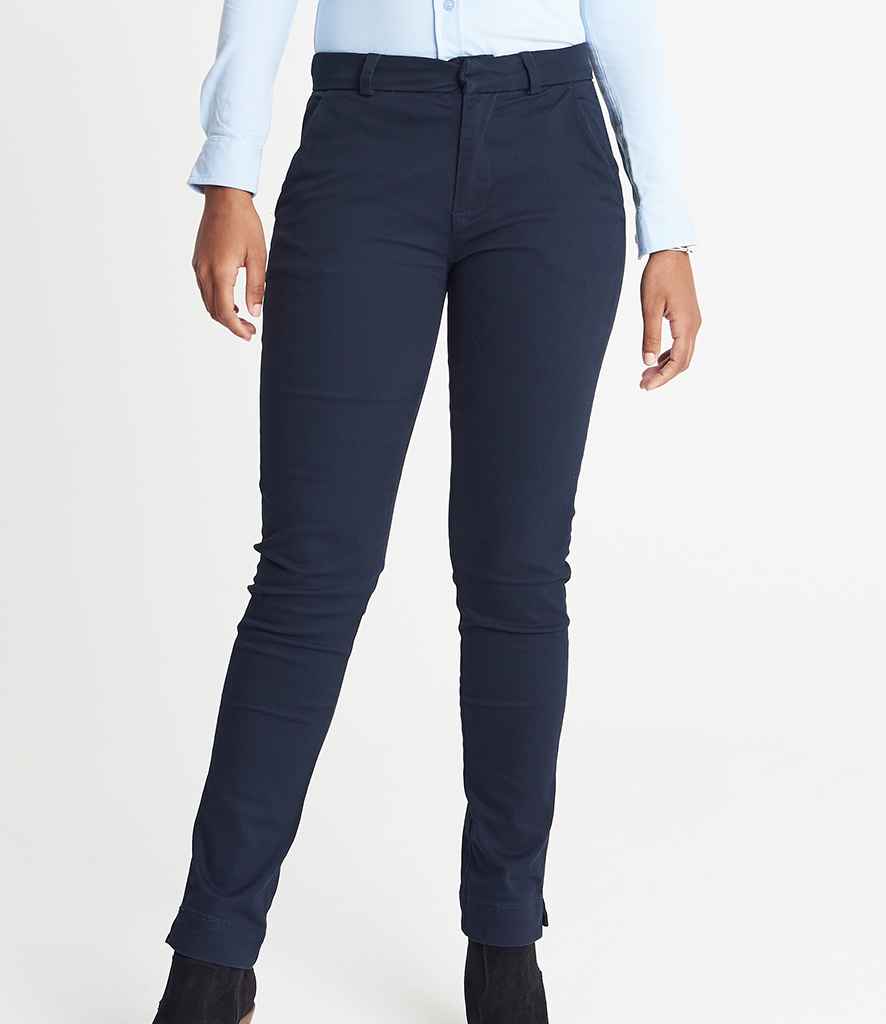 So Denim Lily Skinny Chinos in Navy by So Denim — Custom branded clothing by Print Press, featuring premium embroidery produced in our specialist print lab in the UK.
