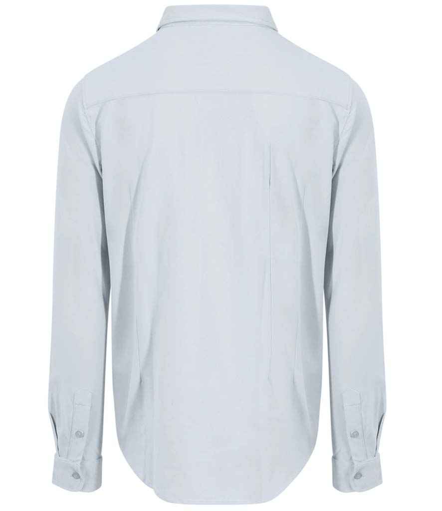 So Denim Oscar Knitted Long Sleeve Shirt in by So Denim — Custom branded clothing by Print Press, featuring premium embroidery produced in our specialist print lab in the UK.