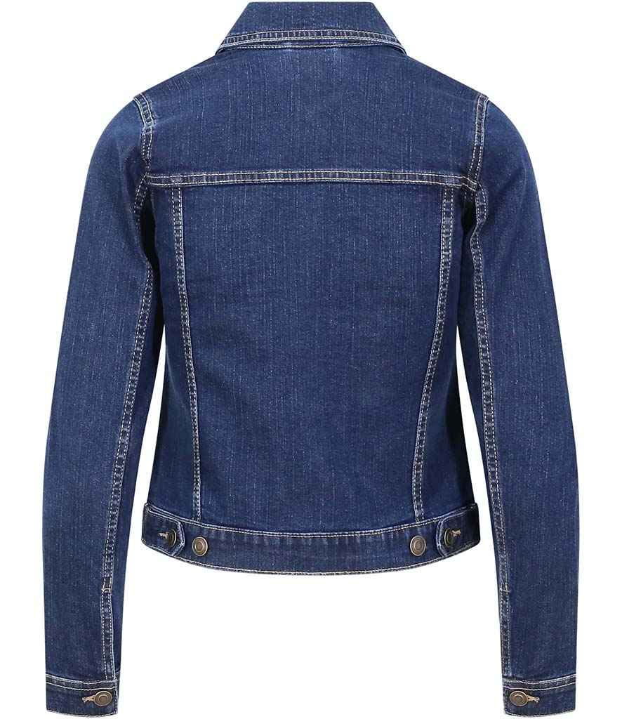 So Denim Ladies Olivia Denim Jacket in by So Denim — Custom branded clothing by Print Press, featuring premium embroidery produced in our specialist print lab in the UK.
