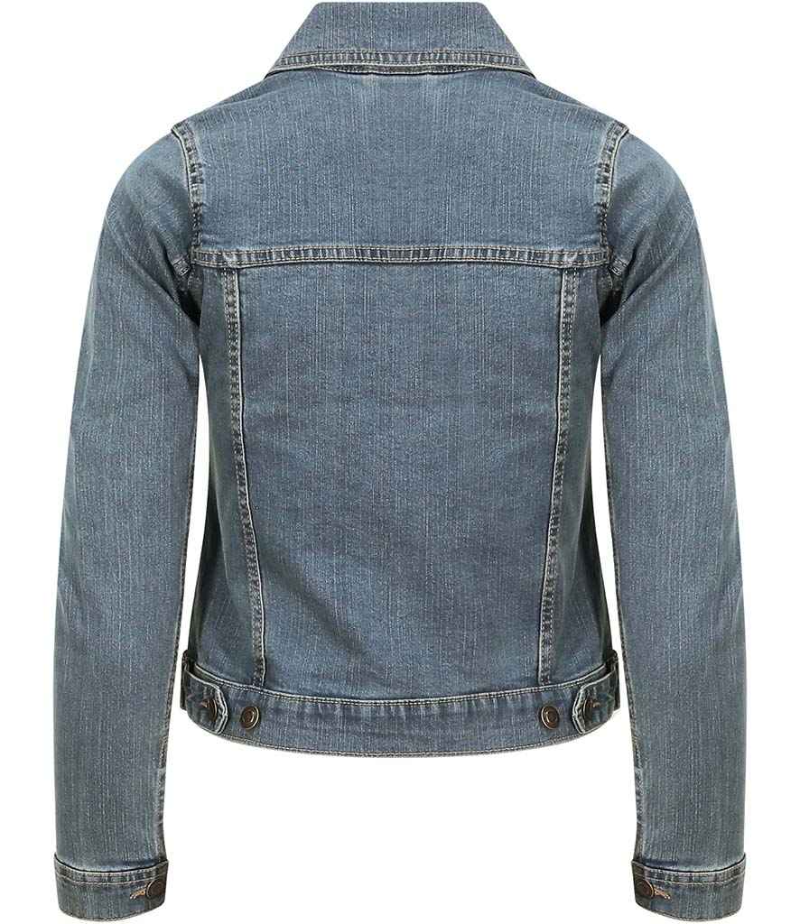 So Denim Ladies Olivia Denim Jacket in by So Denim — Custom branded clothing by Print Press, featuring premium embroidery produced in our specialist print lab in the UK.