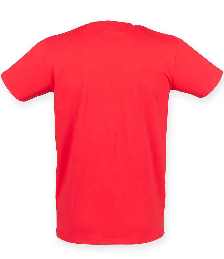 SF Men Feel Good Stretch T-Shirt in by SF — Custom branded clothing by Print Press, featuring premium embroidery produced in our specialist print lab in the UK.