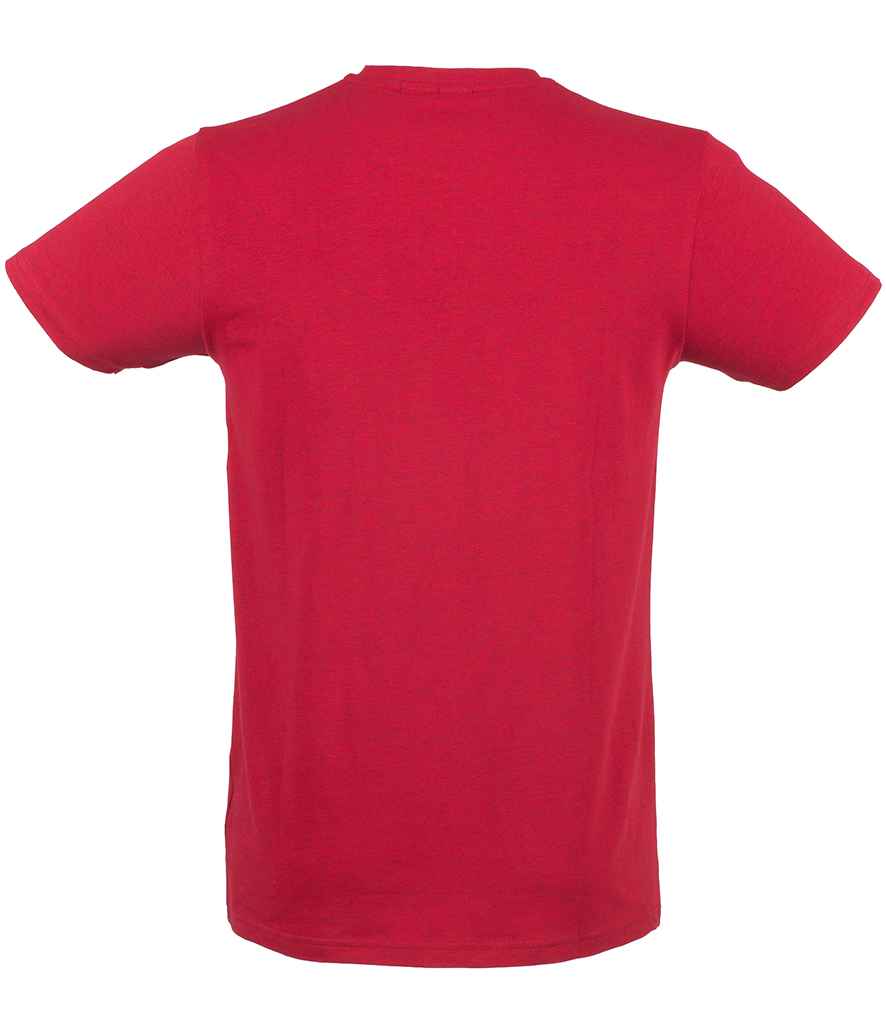 SF Men Feel Good Stretch T-Shirt in by SF — Custom branded clothing by Print Press, featuring premium embroidery produced in our specialist print lab in the UK.