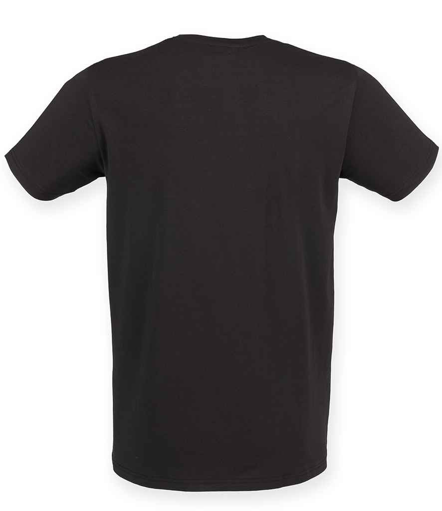 SF Men Feel Good Stretch T-Shirt in by SF — Custom branded clothing by Print Press, featuring premium embroidery produced in our specialist print lab in the UK.