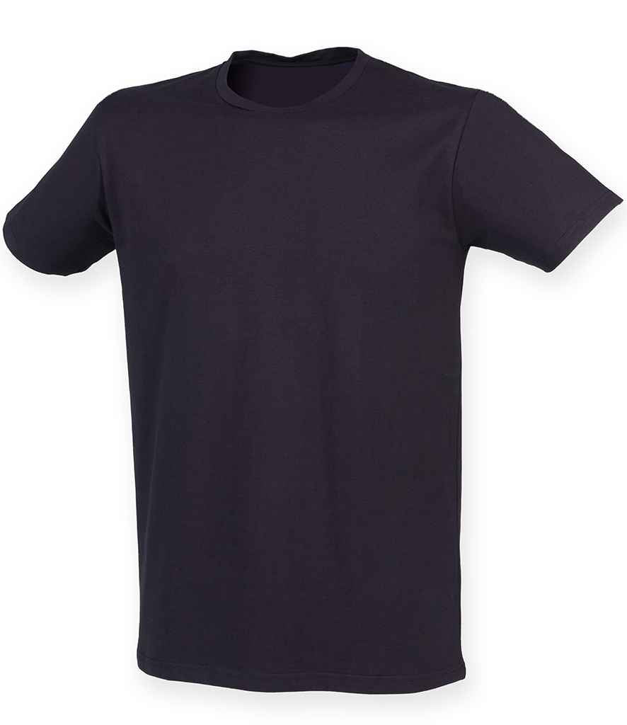 SF Men Feel Good Stretch T-Shirt in by SF — Custom branded clothing by Print Press, featuring premium embroidery produced in our specialist print lab in the UK.