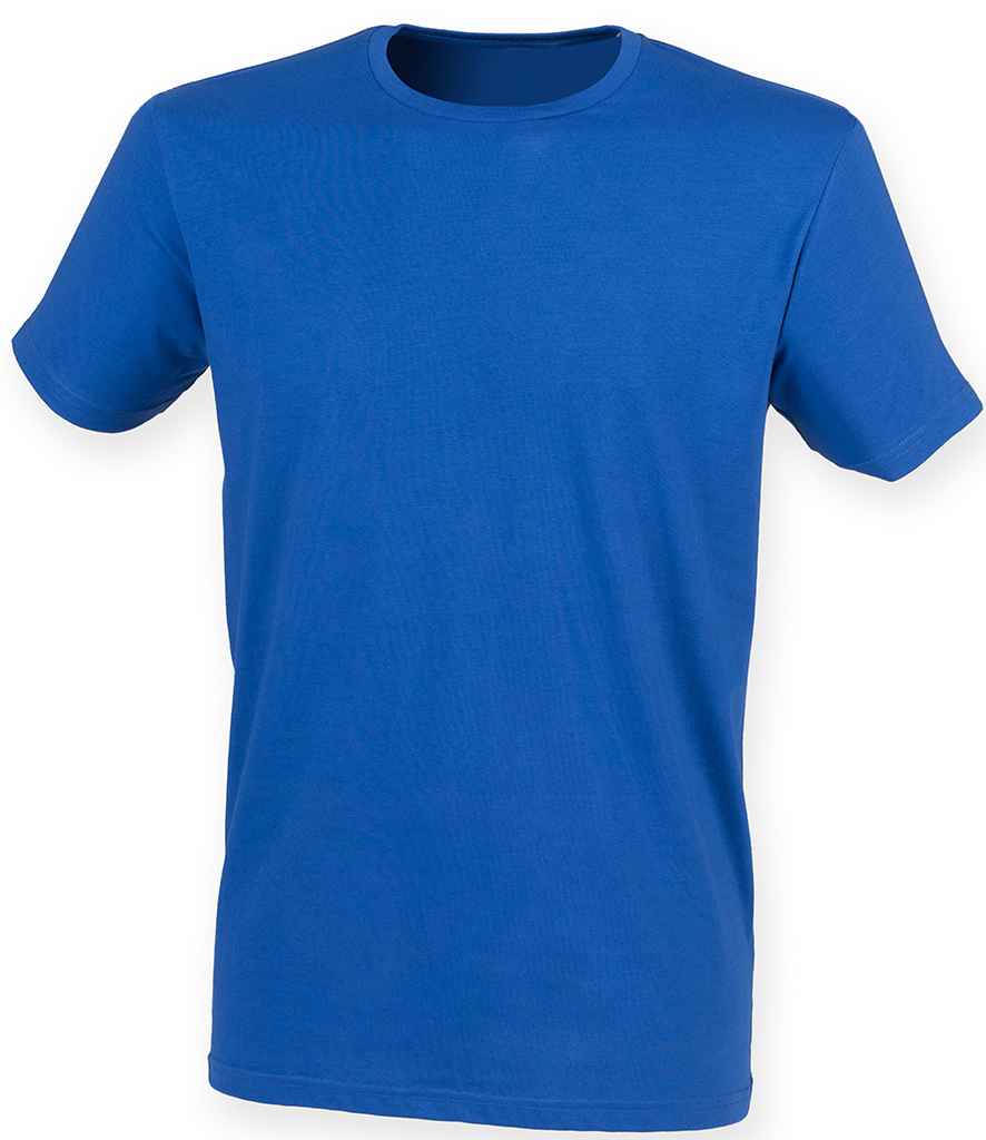 SF Men Feel Good Stretch T-Shirt in by SF — Custom branded clothing by Print Press, featuring premium embroidery produced in our specialist print lab in the UK.
