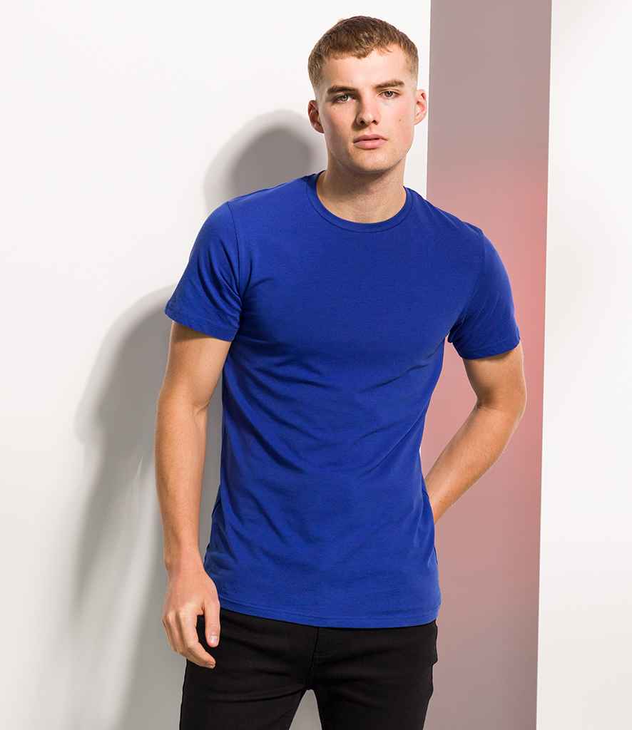 SF Men Feel Good Stretch T-Shirt in Royal Blue by SF — Custom branded clothing by Print Press, featuring premium embroidery produced in our specialist print lab in the UK.