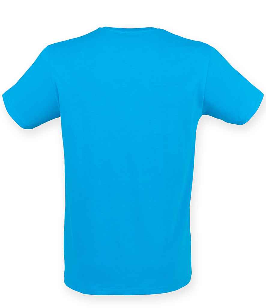SF Men Feel Good Stretch T-Shirt in by SF — Custom branded clothing by Print Press, featuring premium embroidery produced in our specialist print lab in the UK.