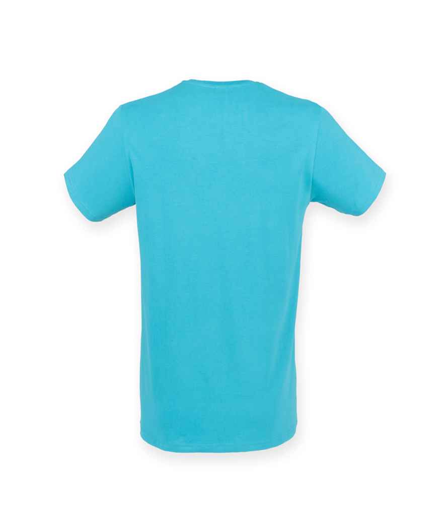 SF Men Feel Good Stretch T-Shirt in by SF — Custom branded clothing by Print Press, featuring premium embroidery produced in our specialist print lab in the UK.
