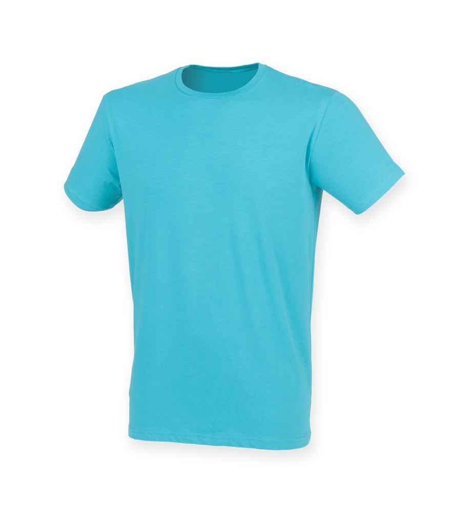 SF Men Feel Good Stretch T-Shirt in by SF — Custom branded clothing by Print Press, featuring premium embroidery produced in our specialist print lab in the UK.