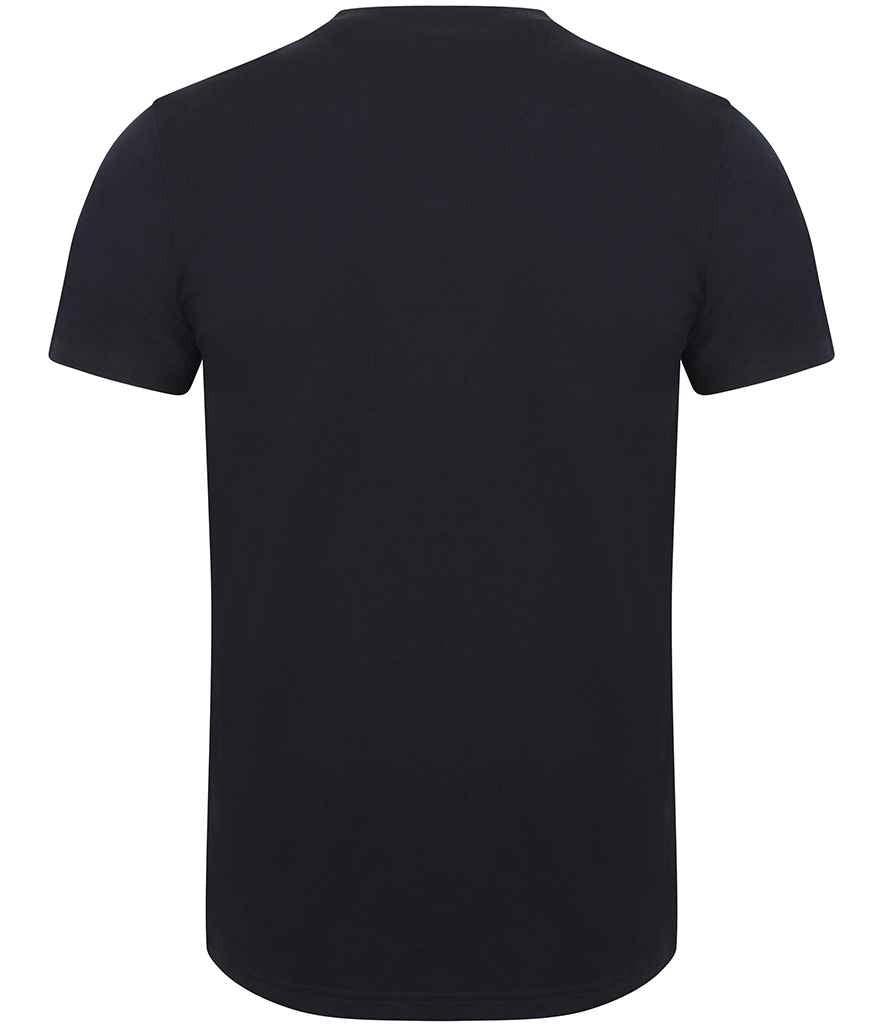 SF Men Feel Good Stretch V Neck T-Shirt in by SF — Custom branded clothing by Print Press, featuring premium embroidery produced in our specialist print lab in the UK.