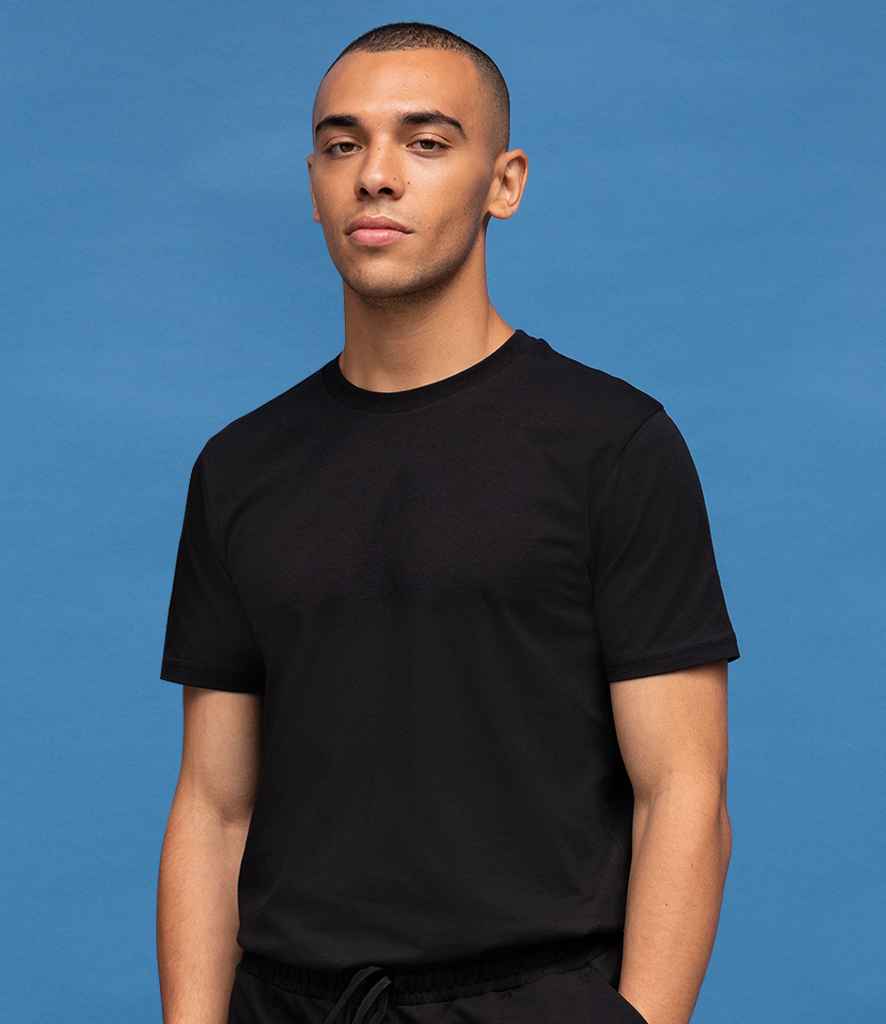 SF Unisex Sustainable Generation T-Shirt in Black by SF — Custom branded clothing by Print Press, featuring premium embroidery produced in our specialist print lab in the UK.