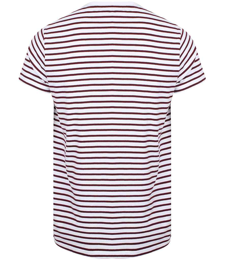 SF Unisex Striped T-Shirt in by SF — Custom branded clothing by Print Press, featuring premium embroidery produced in our specialist print lab in the UK.