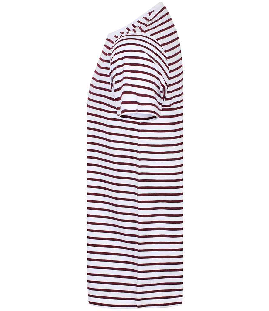 SF Unisex Striped T-Shirt in by SF — Custom branded clothing by Print Press, featuring premium embroidery produced in our specialist print lab in the UK.