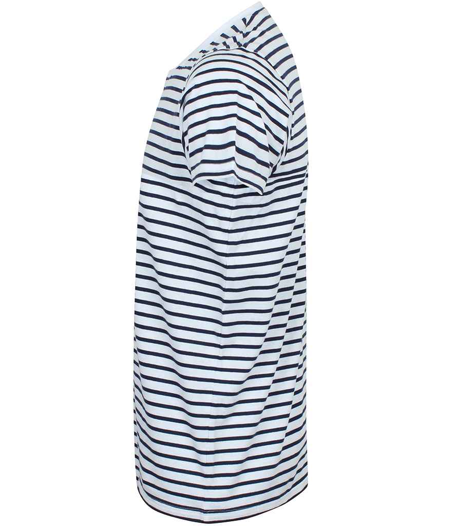 SF Unisex Striped T-Shirt in by SF — Custom branded clothing by Print Press, featuring premium embroidery produced in our specialist print lab in the UK.