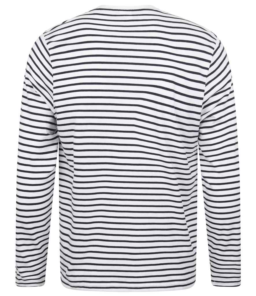 SF Unisex Long Sleeve Striped T-Shirt in by SF — Custom branded clothing by Print Press, featuring premium embroidery produced in our specialist print lab in the UK.