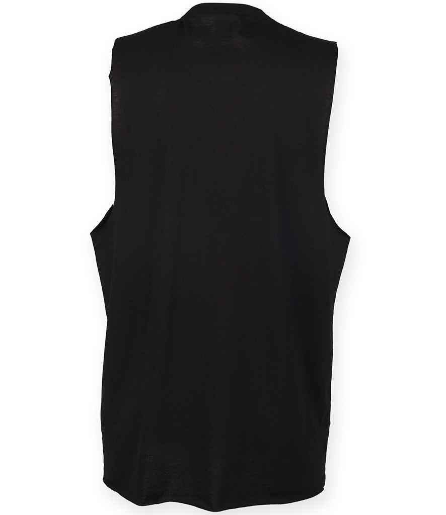SF Men High Neck Vest in by SF — Custom branded clothing by Print Press, featuring premium embroidery produced in our specialist print lab in the UK.