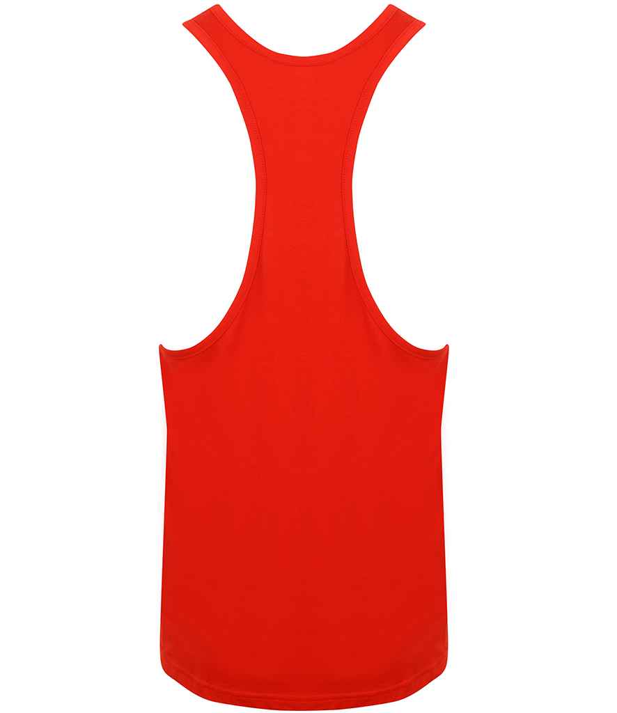 SF Men Muscle Vest in by SF — Custom branded clothing by Print Press, featuring premium embroidery produced in our specialist print lab in the UK.