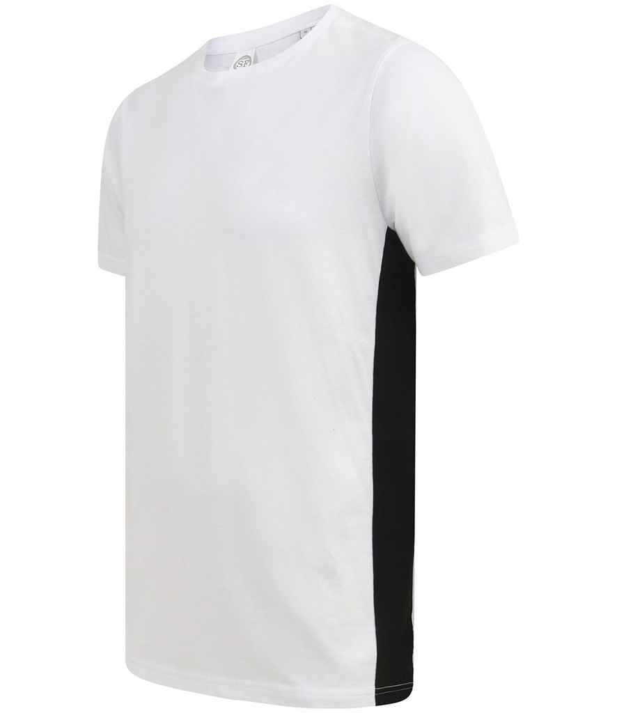 SF Unisex Contrast T-Shirt in by SF — Custom branded clothing by Print Press, featuring premium embroidery produced in our specialist print lab in the UK.