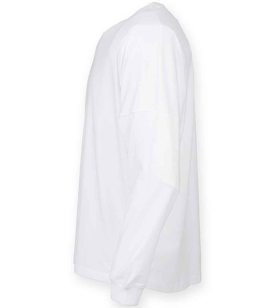 SF Unisex Drop Shoulder Slogan Top in by SF — Custom branded clothing by Print Press, featuring premium embroidery produced in our specialist print lab in the UK.