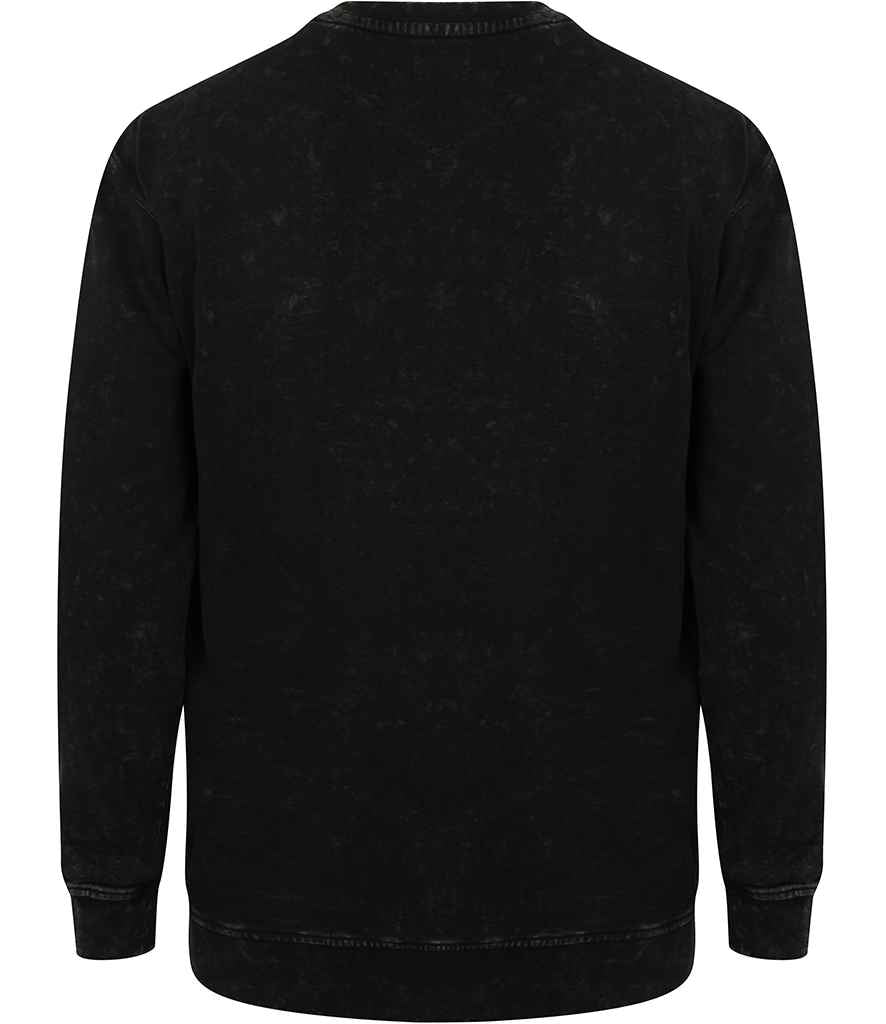 SF Unisex Washed Tour Sweatshirt in by SF — Custom branded clothing by Print Press, featuring premium embroidery produced in our specialist print lab in the UK.