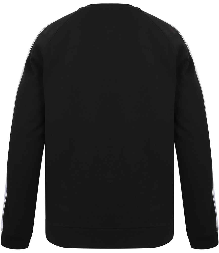 SF Unisex Contrast Raglan Sweatshirt in by SF — Custom branded clothing by Print Press, featuring premium embroidery produced in our specialist print lab in the UK.