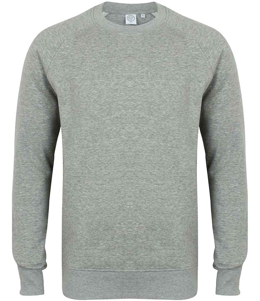 SF Unisex Slim Fit Sweatshirt in by SF — Custom branded clothing by Print Press, featuring premium embroidery produced in our specialist print lab in the UK.