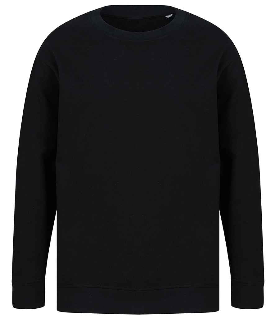 SF Unisex Sustainable Fashion Sweatshirt in Black by SF — Custom branded clothing by Print Press, featuring premium embroidery produced in our specialist print lab in the UK.