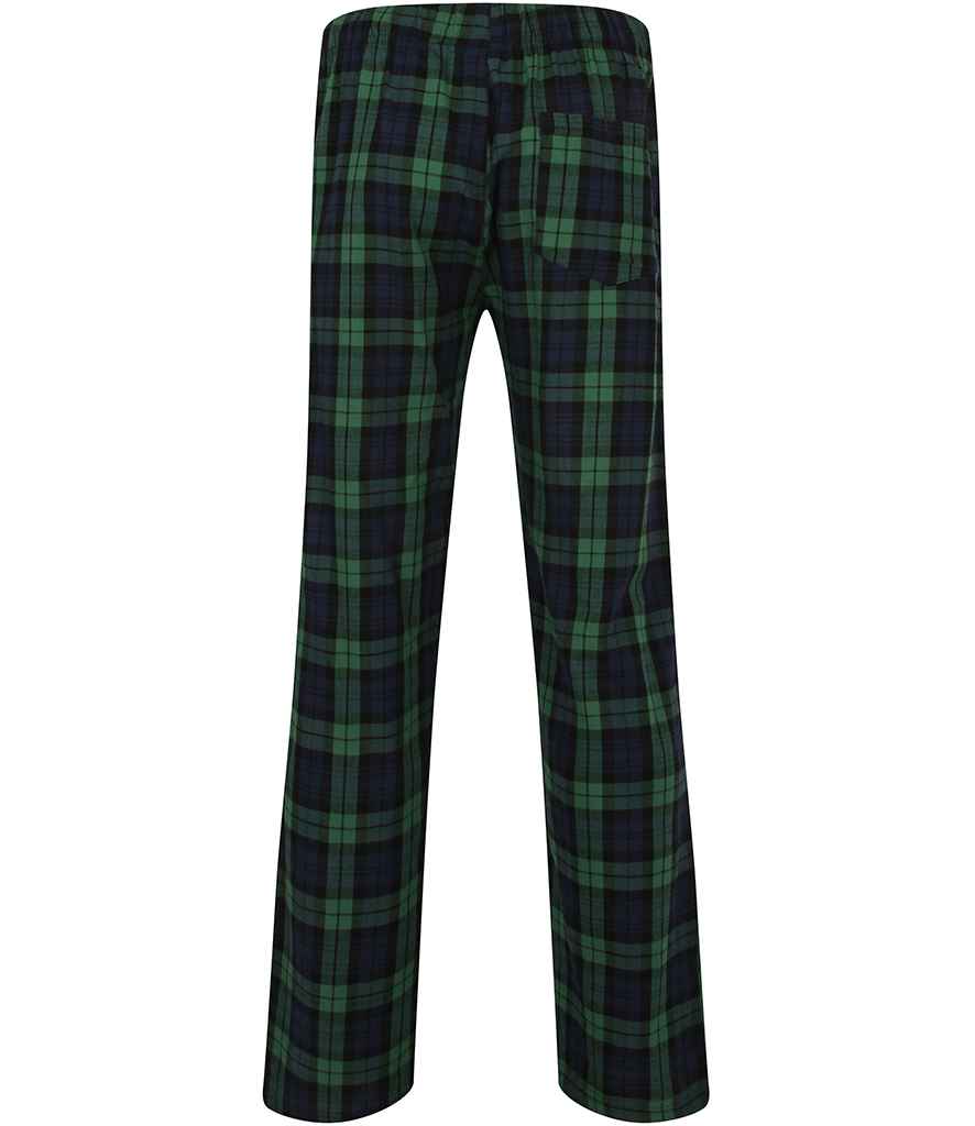 SF Men Tartan Lounge Pants in by SF — Custom branded clothing by Print Press, featuring premium embroidery produced in our specialist print lab in the UK.