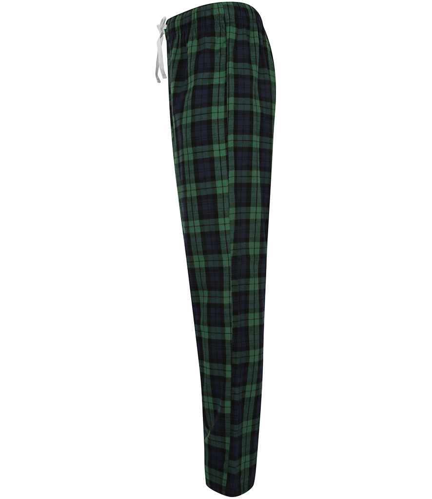 SF Men Tartan Lounge Pants in by SF — Custom branded clothing by Print Press, featuring premium embroidery produced in our specialist print lab in the UK.