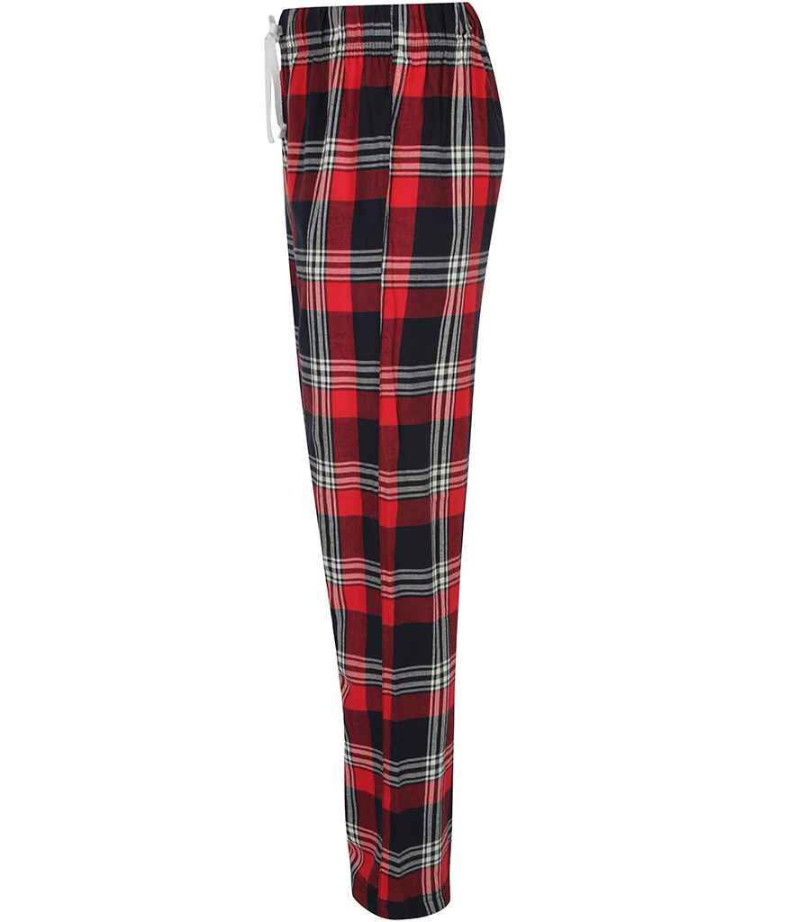 SF Men Tartan Lounge Pants in by SF — Custom branded clothing by Print Press, featuring premium embroidery produced in our specialist print lab in the UK.